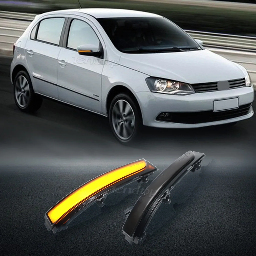 

Dynamic Turn Signal Rearview Mirror Light For VW Fox GOL UP Polo Golf MK 4.5 Vento Saveiro G5 G6 G7 Passat B7 CrossFox SpaceFox