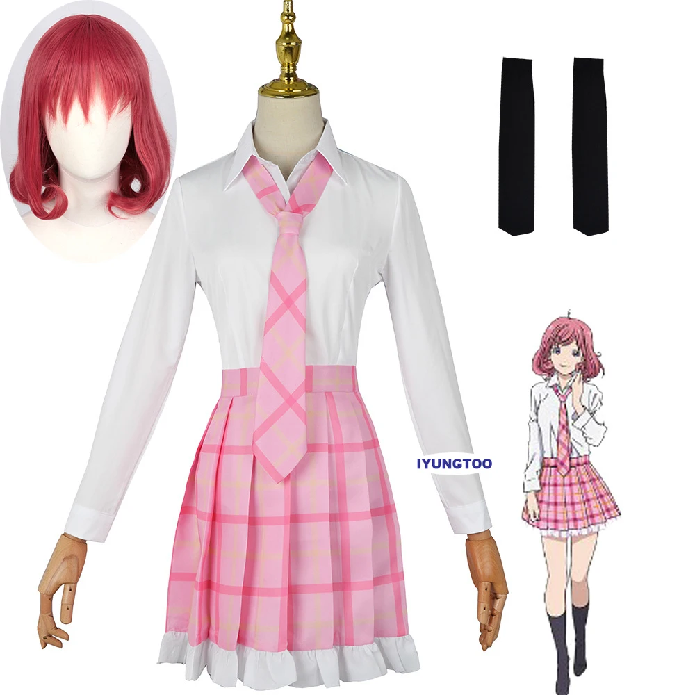 

Костюм для косплея Noragami Ebisu Kofuku, униформа для девочки, парики вечерние НКИ, костюмы на Хэллоуин