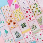 4 шт., милые мягкие блокноты для рисования, с фламинго, КАКТУСОМ