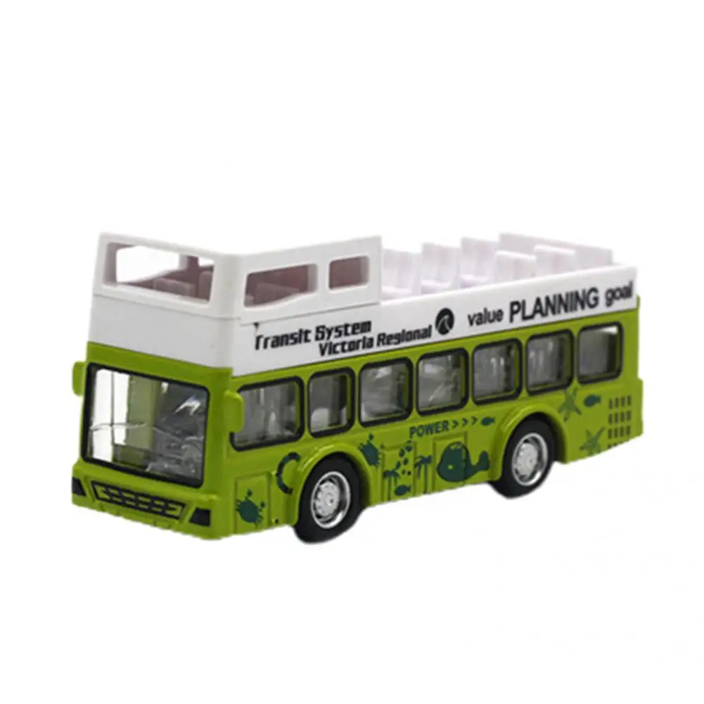 

Красочная практичная модель автомобиля-автобуса, детская игрушка маленького размера, имитация автомобиля для детей