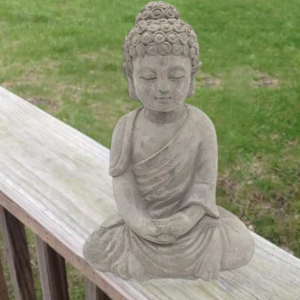 

Яркий цвет, модная ярко Выгравированная Успокаивающая статуэтка Будды, многоразовая статуэтка Будды, привлекательная для двора