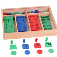 montessori stamp game math arithmetic educational toys wooden stamp game addition and subtraction arithmetic learning toys set