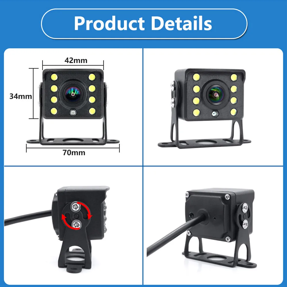 SMARTOUR 1080P AHD CVBS Автомобильная резервная камера с объективом FISHEYE супер ночное