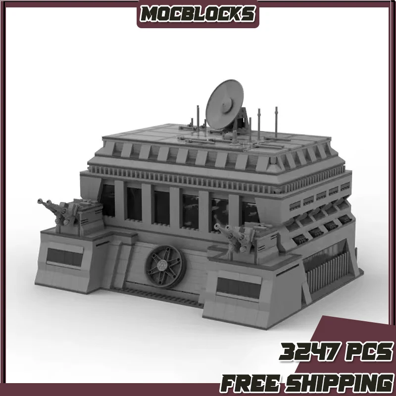 

MOC Building Block Republic Base Space Military Fortress Star Movie Scene Landscape DIY Brick Model Toys Birthday Present Gift