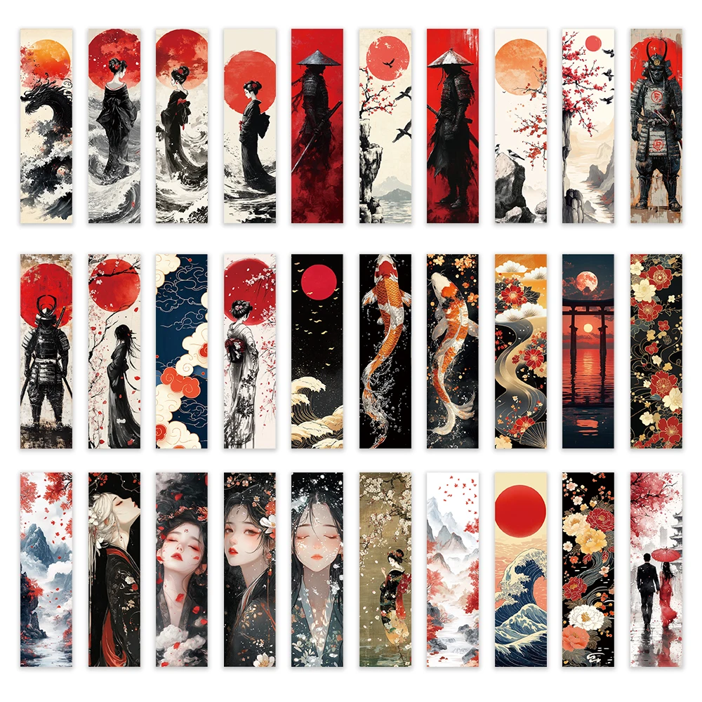 

Бумажные закладки Ukiyo-e, 32 шт.