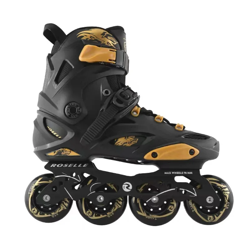 Inline Skates Professional Roller Skate Shoes Slalom Adult Roller Skating Shoes Sliding Free Sneakers Patins 35-44 For Beginners