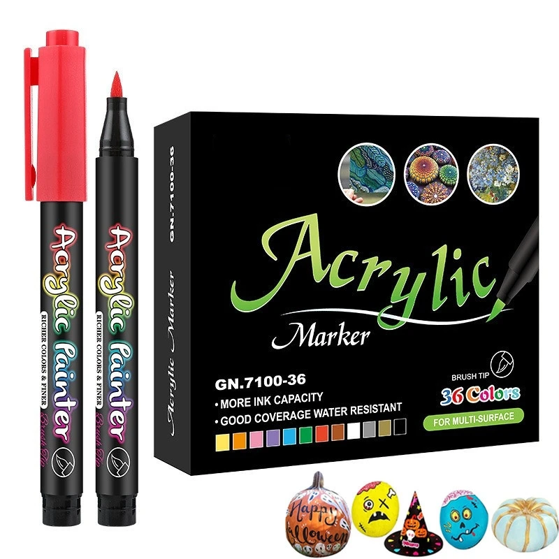 

Набор акриловых маркеров для рисования, 36 цветов