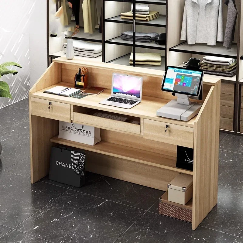 Дизайнерская стойка Магазин Стол из закаленного стекла Офисная мебель для