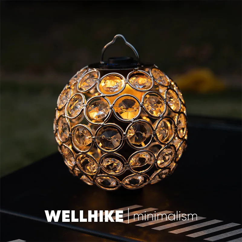 WELLHIKE хрустальный абажур уличный фонарь для кемпинга палатки тень аксессуары