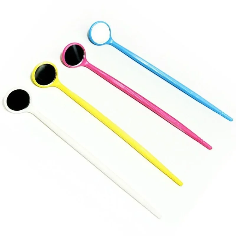 10 шт. одноразовые стоматологические зеркала для отбеливания зубов