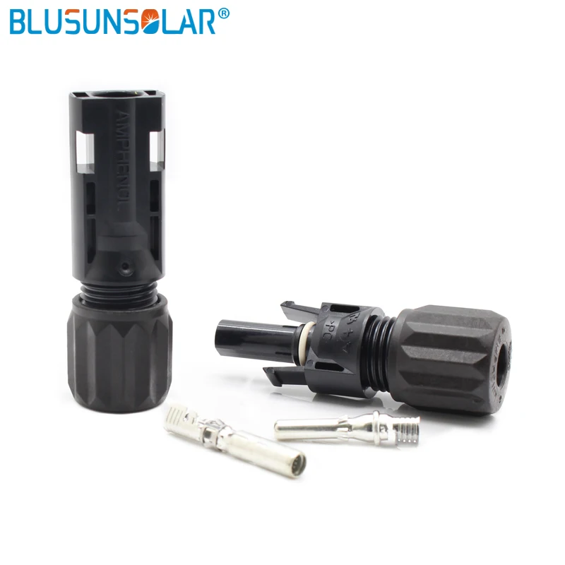 

50 pair/lot new type 1000V Amphenol solar connector for solar panel IP67 waterproof