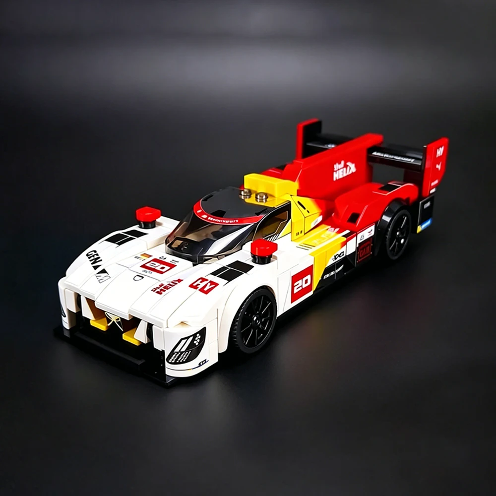 Фото Новая модель MOC Speed ​ ​ Конструктор серии Branded Racing Le Mans Hybrid: Модульная сборная модель автомобиля, игрушка для взрослых, коллекционный подарок №1
