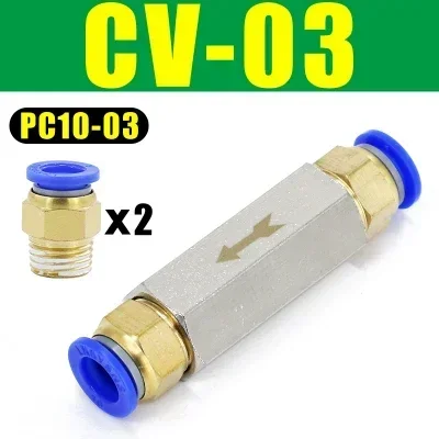 

Пневматический обратный клапан CV-01/CV-02/CV-03/CV-04