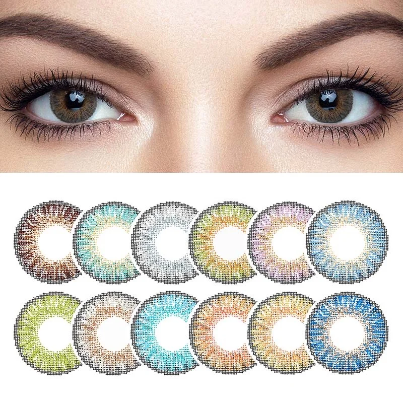 

Контактные линзы GFRIEND натурального цвета для глаз, 1 пара цветных контактных линз для глаз, красота, контактные линзы для глаз, косметические...