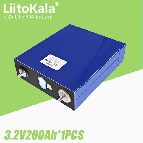 LiitoKala 3.2V200Ah литий-железо-фосфатный аккумулятор