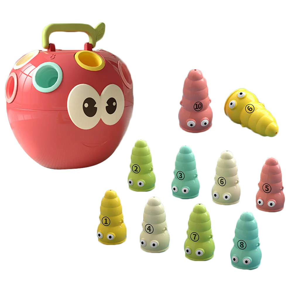 

Portable Baby Finger Puppet Number Color Matching Stacking Toy Baby Early Childhood Education Puzzle Ring Toy Kids Toys
