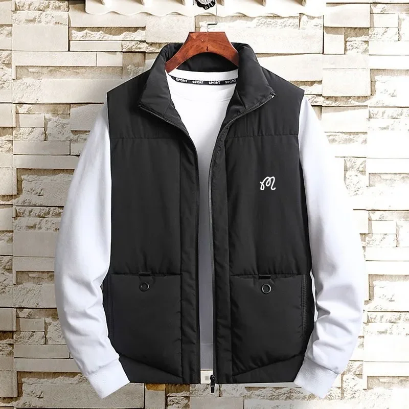 

2023 Golf Wear Men Golf vest Men's Golf Apparel High Quality Golf Clothing Men Fashion Down Cotton New vest golf wear 2023 winte