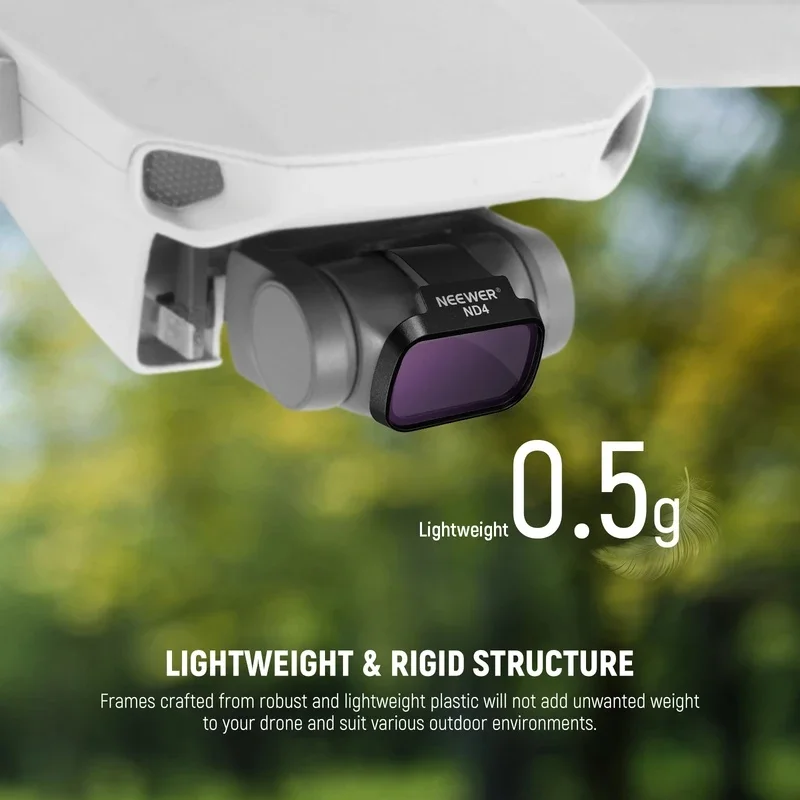 NEEWER Набор из 6 фильтров ND CPL для DJI Mini 4K2MavicSE2 SE, аксессуары для объектива дрона, накладные круговые поляризационные нейтральные фильтры. (art.: 3920dd090850d) - 3920dd090850d