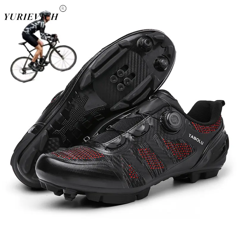 

Men Speed Cycling Sneaker SPD Mountain Bike Footwear Women Bicycle Shoe MTB Racing Shoes Flat Route Cleat Road Bike Shoe Sneaker