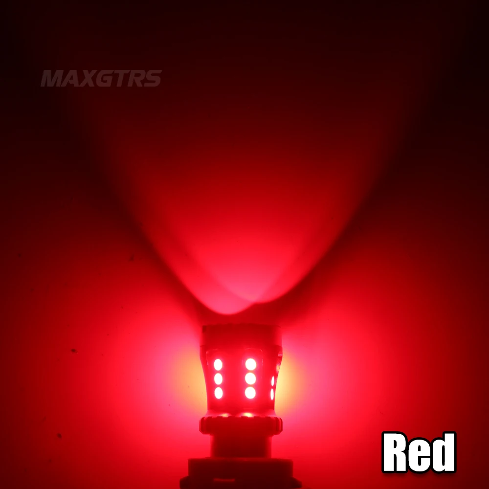 

2 шт. 1157 BAY15D T20 LED 7440 W21W Светодиодные лампы WY21W Парковочные огни заднего хода 1156 P21W Дневные ходовые огни 6500K Белый Желтый Красный