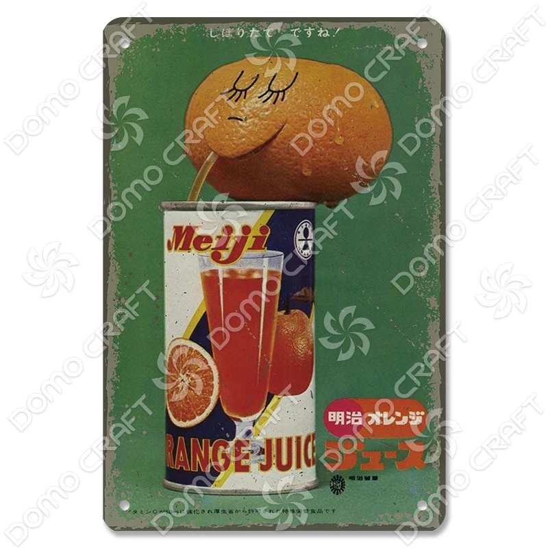 

Металлическая табличка CQDM DECOR Ретро напитки 20x30 см