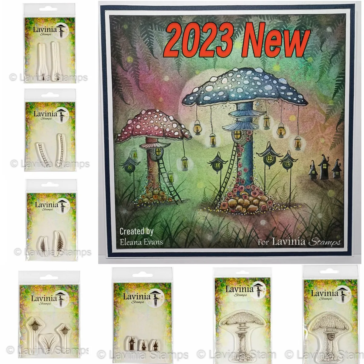 

Forest Mushroom Clear Stamps Mold Craft Decoration Embossing Template DIY Paper Make Greeting Card Handmade 2023 New Arrivals