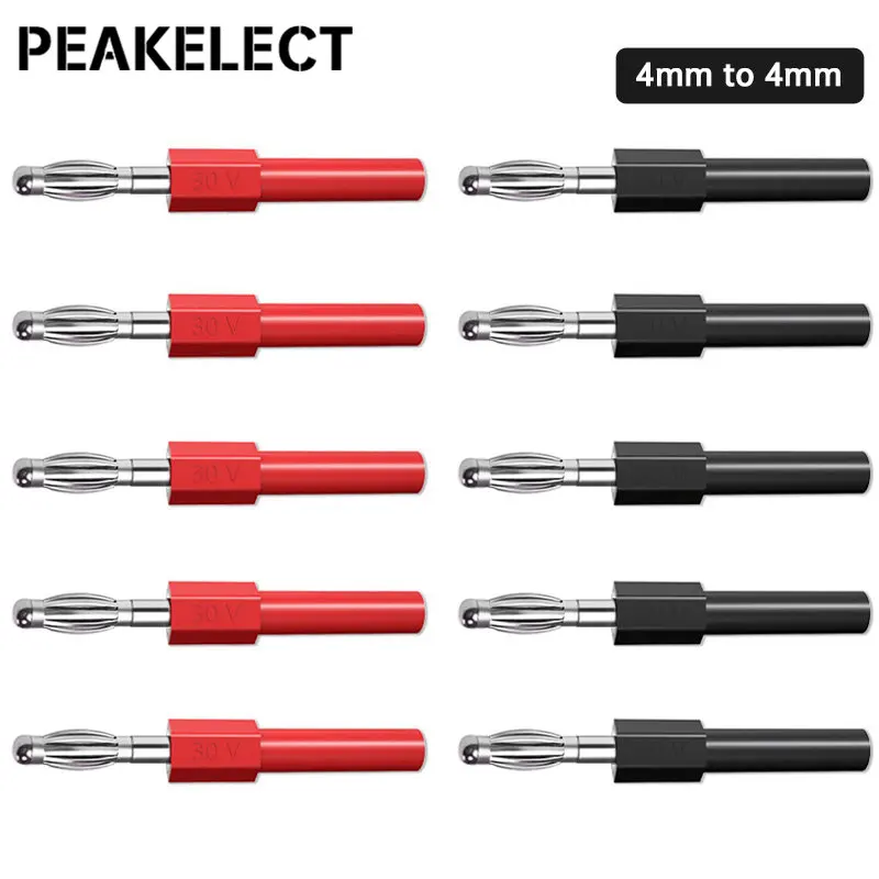 

10 шт., удлинители для динамика, 4 мм, 30 в, 10 А