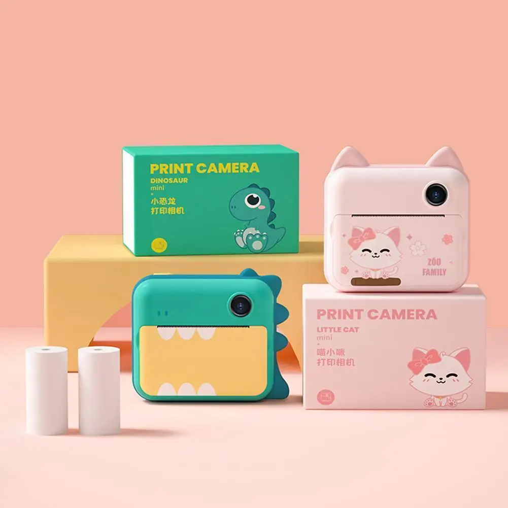 

Children's Printing Camera Digital Toys Can Take Pictures Wrong Can Small Entry-level Print Questions Slr Students B9w3