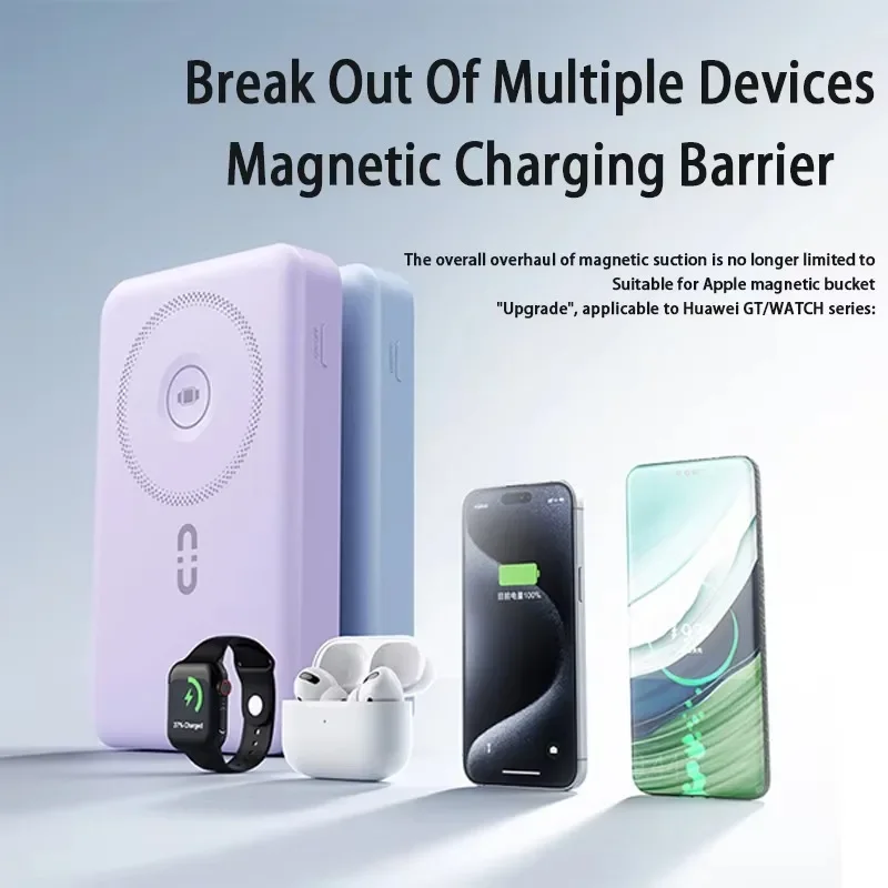 22 5 Вт 20000 мАч быстрая зарядка 15 беспроводной магнитный держатель внешний