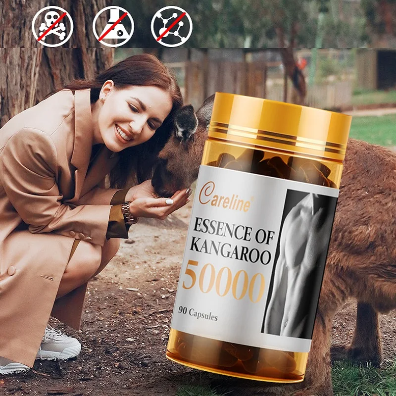 

Australia Careline Kangaroo Essence 50000mg 90Capsule Male Tonic Men Vitality Reproductive Health Wellness Supplements