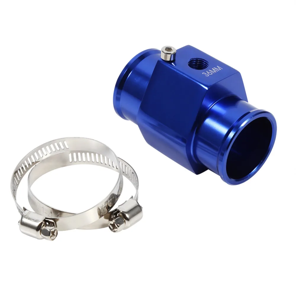 36mm Blue Water Temperature Joint Pipe Temp Sensor Gauge Radiator Hose Adapter New | Автомобили и мотоциклы