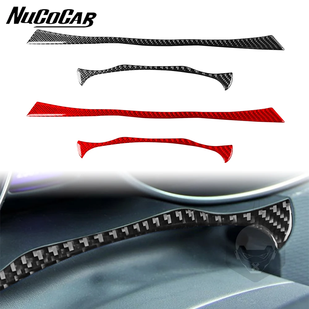 Для Hyundai Veloster 2011-2017 углеродное волокно инструмент Спидометр панель отделка