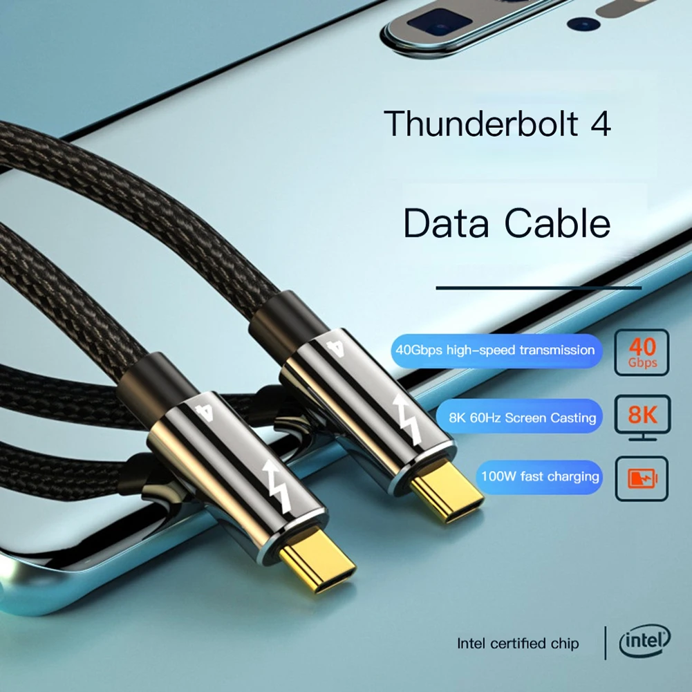 

Кабель для передачи данных USB Type C на Type C PD 0,3 W 8K, 0,5/0,8/1 м