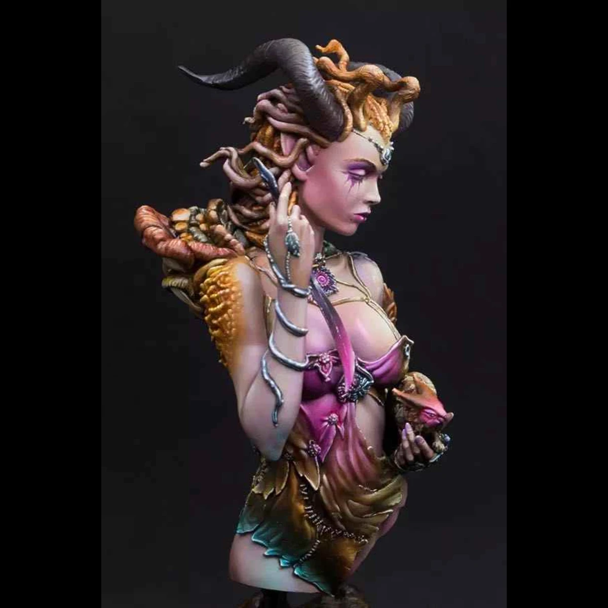 Неокрашенная фигурка МEEKLION MODEL 1/12 бюст фэнтези