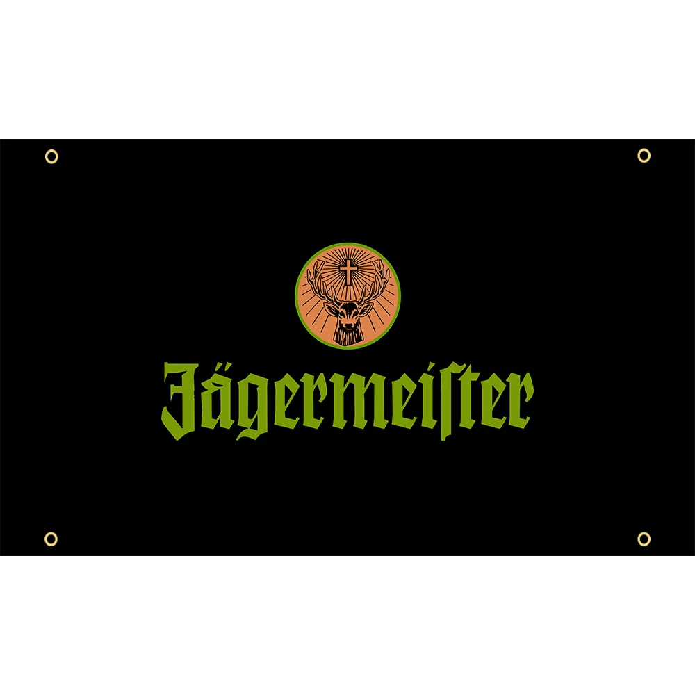 

90x150cm Jagermeister Liqueur Holy Deer Flag For Decoration