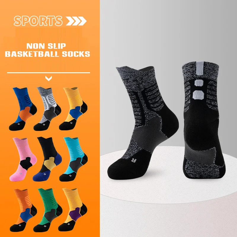 

Men's Athletic Socks Cushioned Crew Moisture Control Comfort for Hiking Running for Men and Women Anti-odor 1 Pair