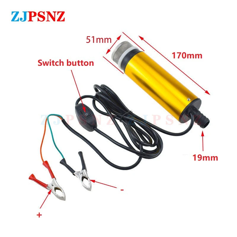 Автомобильный Электрический масляный насос 12 В постоянного тока 24 для модели