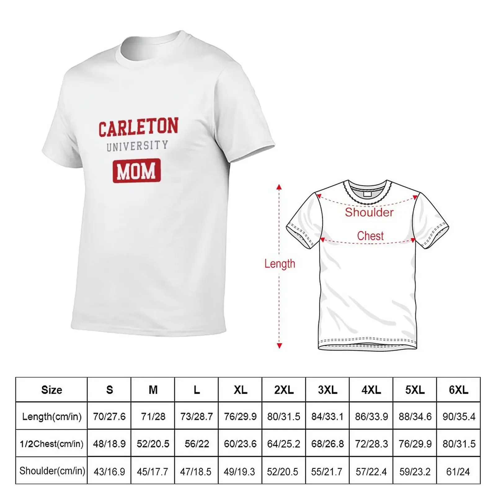 Дизайнерская футболка Carleton University Mom милые топы простые женские большие и высокие