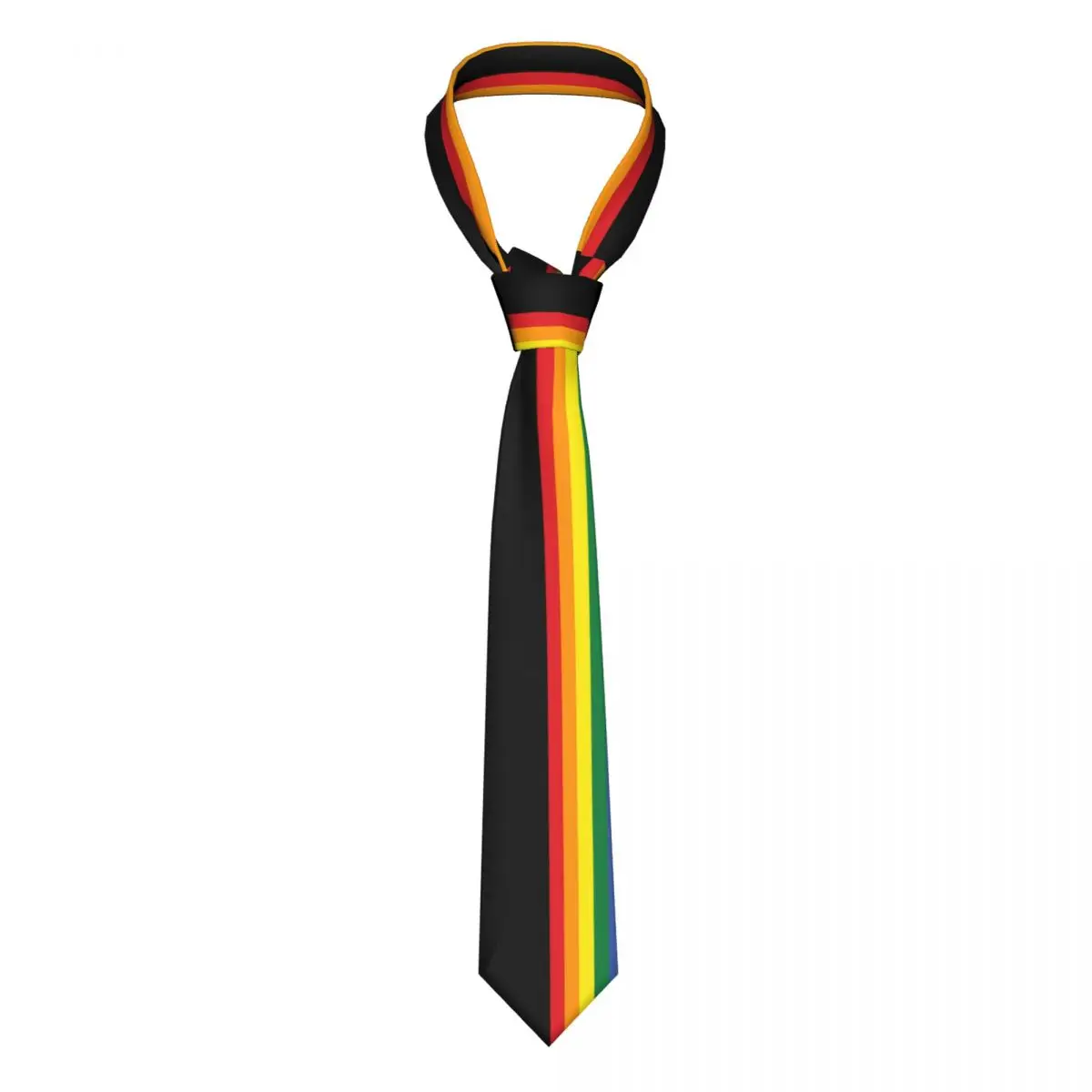 

Rainbow Pride LGBT Necktie Men Women Polyester 8 cm Neck Tie for Men Casual Narrow Accessories Gravatas Wedding Cosplay Props
