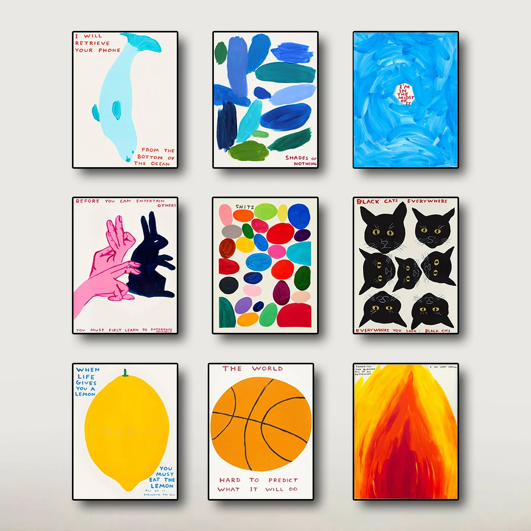 Дэвид Шригли скандинавский абстрактный принт настенный художественный постер