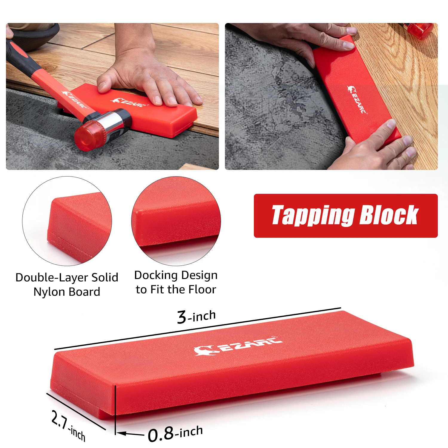 Набор Для Установки Ламината И Деревянного Пола EZARC С 60-прокладками Тяговым