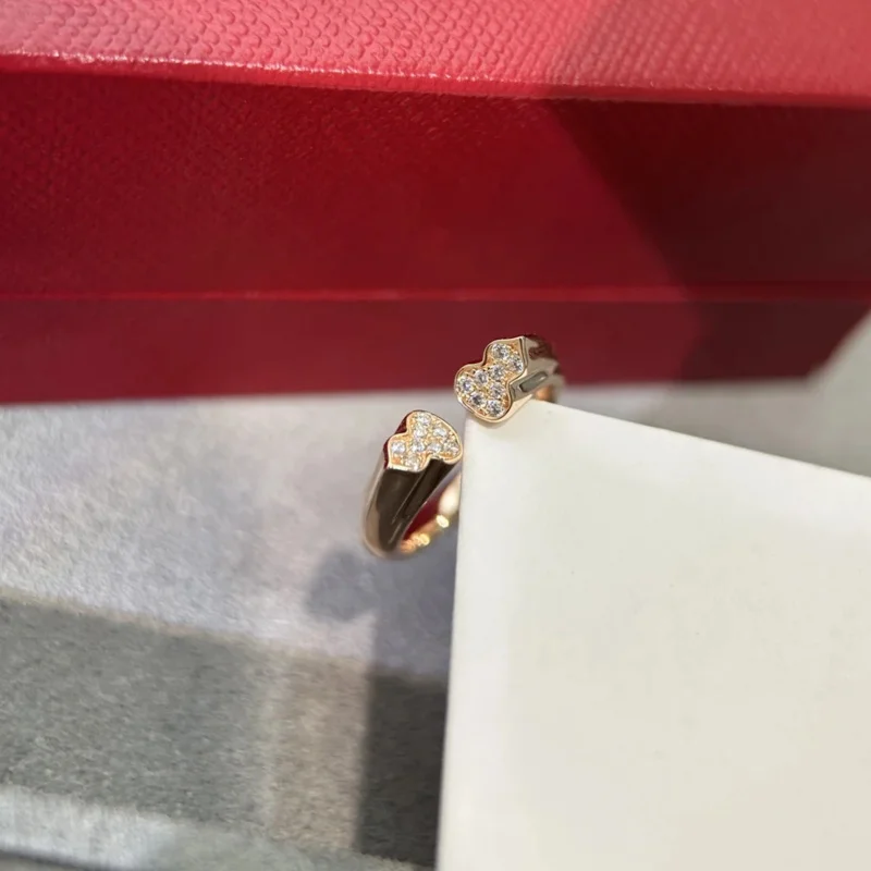 Бесплатная доставкаНовое кольцо из чистого серебра S925 с покрытием 18-каратного