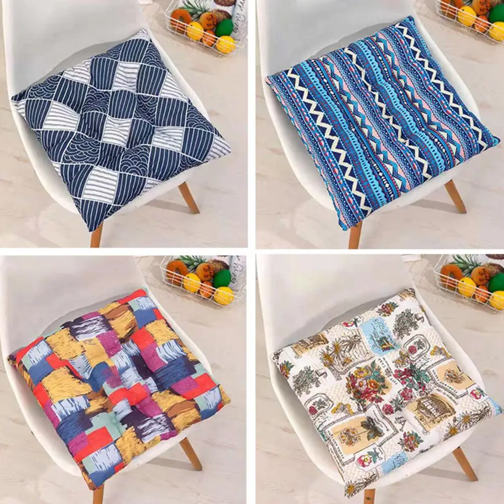 

High Elastic Cushion Comfortable Square Seat Cushions for Home Office Anti-slip Breathable Thickened Padded Mats for Chairs