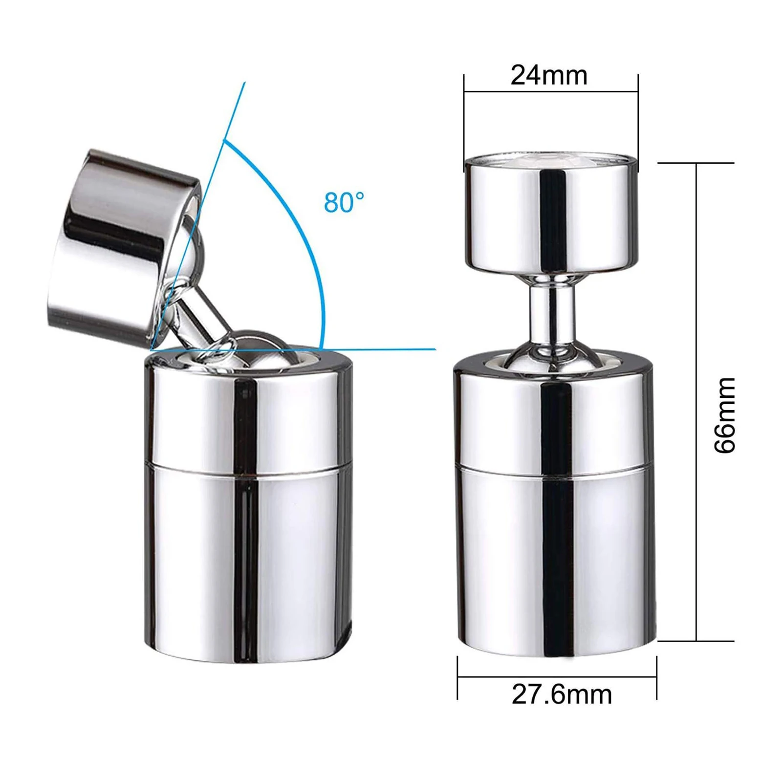 

Aerators Faucet Aerator Kitchen water filter Sprayer adjustble big angle Kitchen Sink accessories Dual Brass Swivel Ball Tap