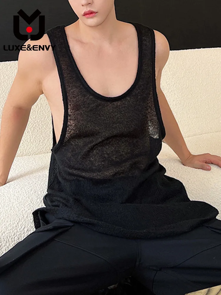 

Жилет мужской шерстяной с круглым вырезом, без рукавов