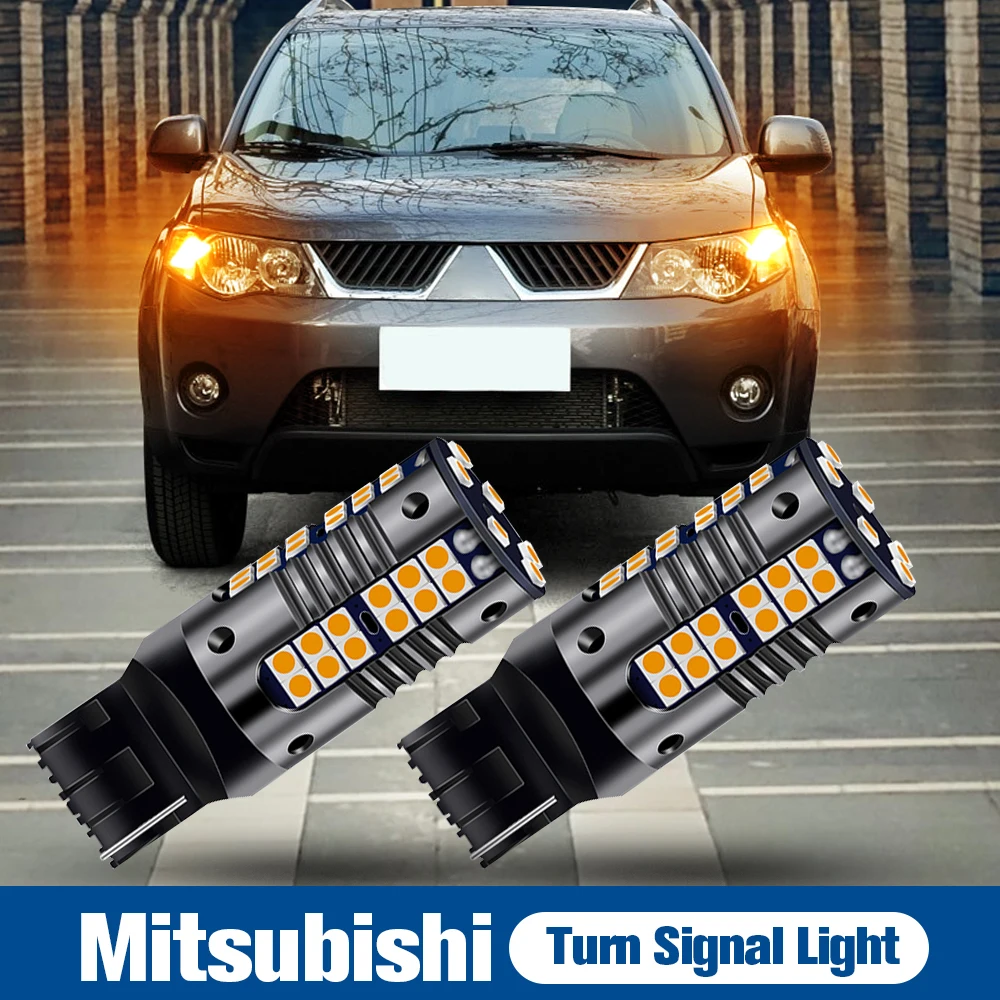 

2x LED Turn Signal Light WY21W T20 7440A Canbus For Mitsubishi Outlander 1 2 2003-2012 Pajero Shogun 4 V80 V93 V97 V98 2007-2020