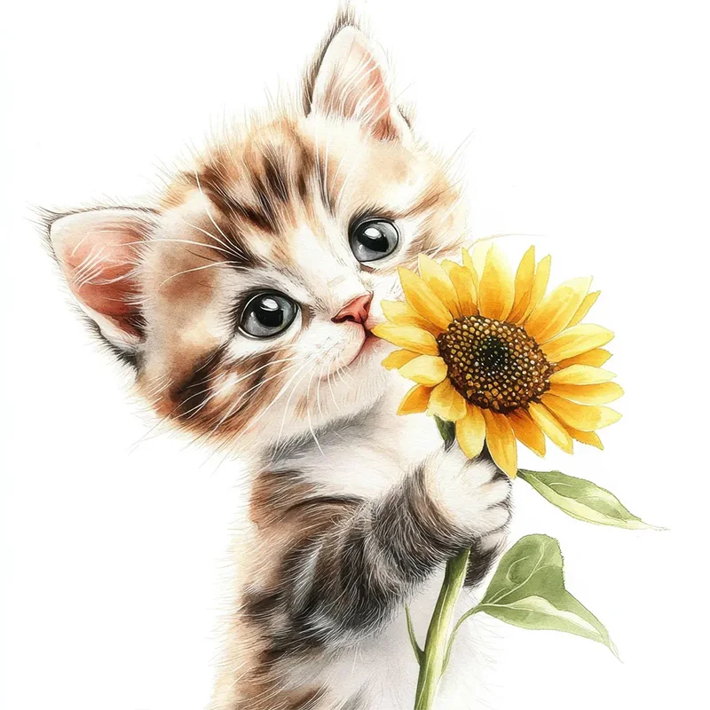 

C1149 # Самоклеящиеся наклейки на унитаз с котенком и цветами, съемная наклейка на стену, многоразовая виниловая наклейка на автомобиль для декора ванной комнаты