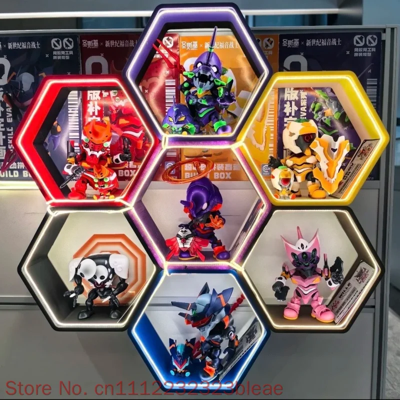 Фото В наличии: Набор фигурок Bandai EVA QMSV-C Blind Box (Единица 01, 02, 00) — Рей, Аска, Кафу, Шинджи. Миниатюрные коллекционные модели из ПВХ для декора рабочего стола. №5