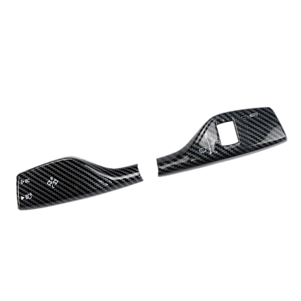 

Автомобильный поворотный сигнал из углеродного волокна, крышка рычага переключателя дворника для ветрового стекла, декоративная наклейка,...