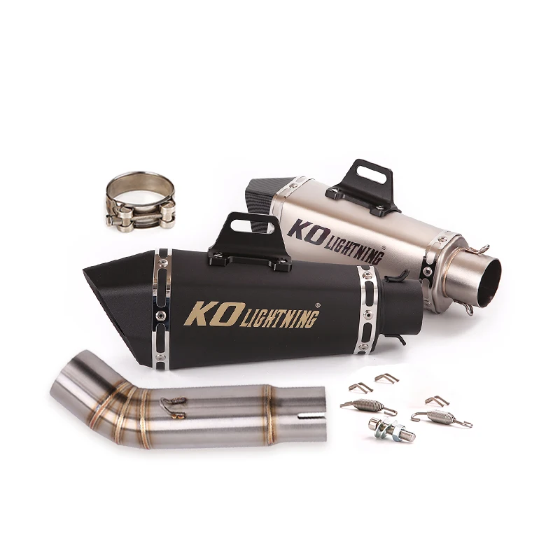 

FOR SUZUKI GSX-S750 GSR750 BK750 gsr until 2022 Motorcycle Exhaust System Muffler Mid Link Pipe Section Removable DB Killer 51MM